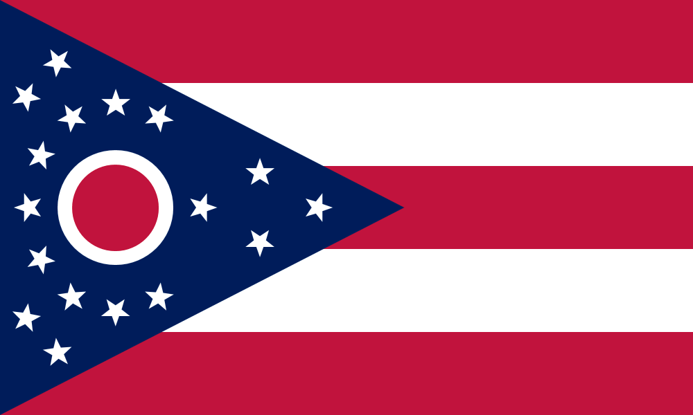 Ohio State Flag - Ohio Flag, Transparent background PNG HD thumbnail
