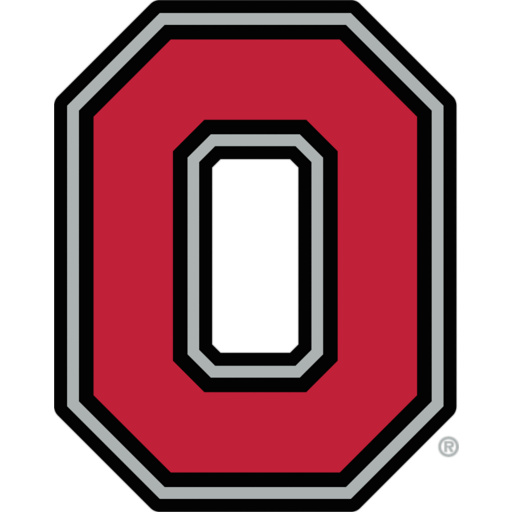 Ohio State Buckeyes Block O Logo Clipart - Ohio State, Transparent background PNG HD thumbnail