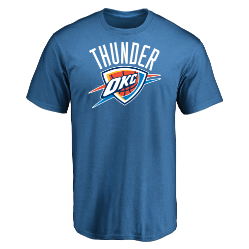 Menu0027S Oklahoma City Thunder Design Your Own Short Sleeve T Shirt  - Oklahoma City Thunder, Transparent background PNG HD thumbnail