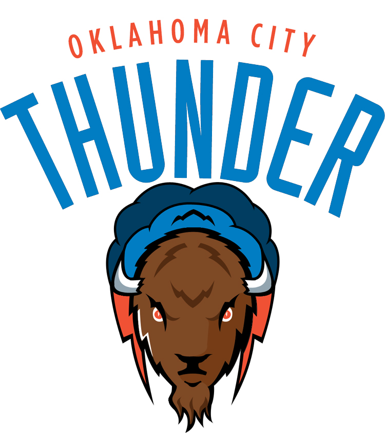 Okc Thunder Logo - Oklahoma City Thunder, Transparent background PNG HD thumbnail
