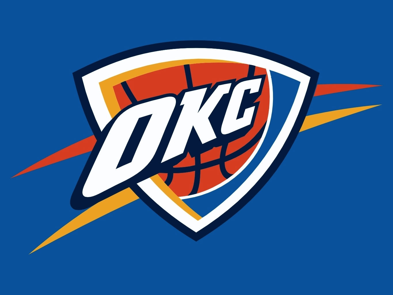Oklahoma City Thunder Logos National Basketball - Oklahoma City Thunder, Transparent background PNG HD thumbnail