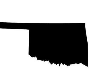 State Of Oklahoma Ok Outline Svg Digital Download Cuttable Files Cricut Silhouette - Oklahoma Outline, Transparent background PNG HD thumbnail