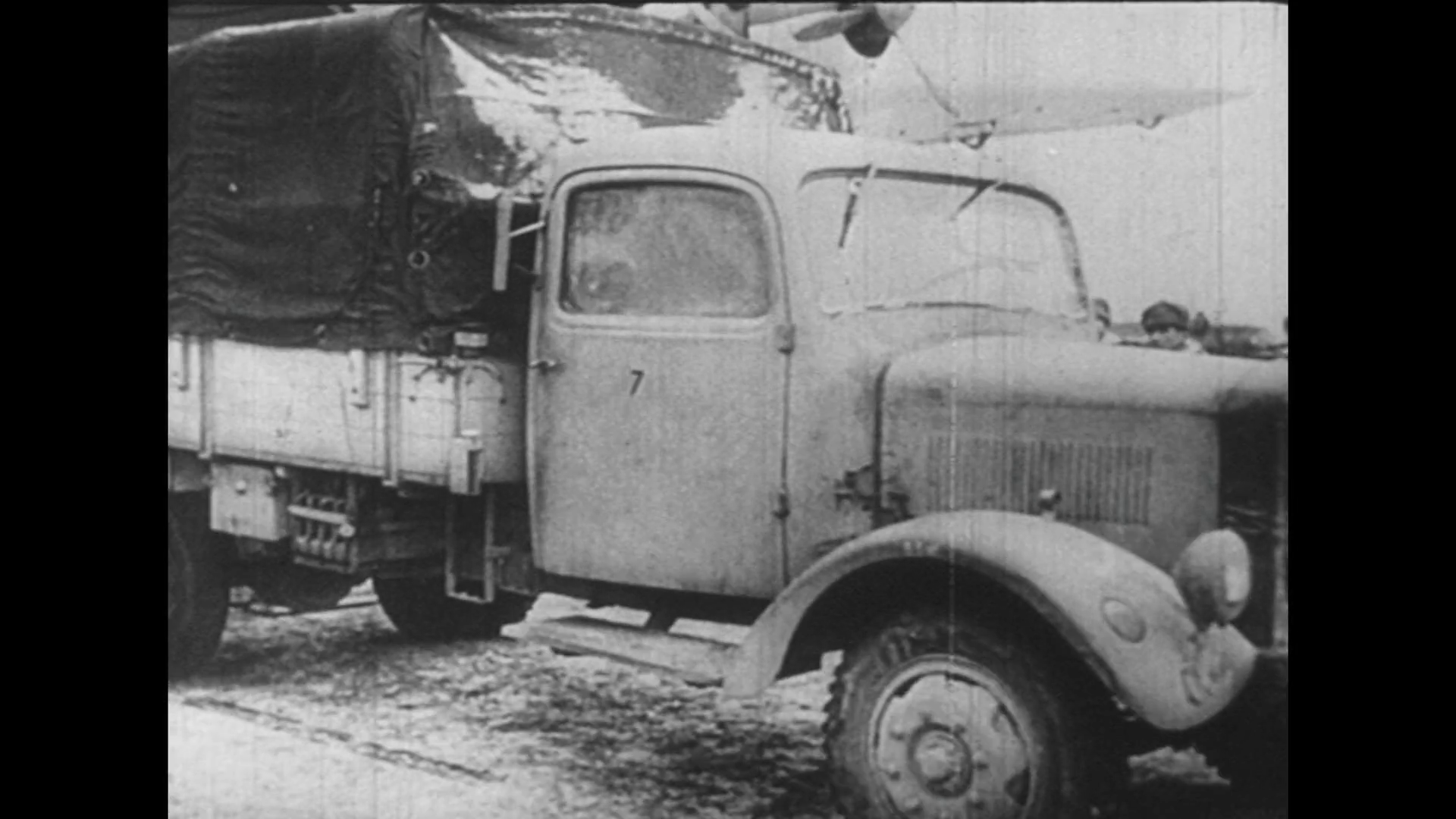 Germany 1940S: German Scientists Load An Old Truck To Transport Themselves And Their Inventions Covertly. Stock Video Footage   Videoblocks - Old Truck, Transparent background PNG HD thumbnail