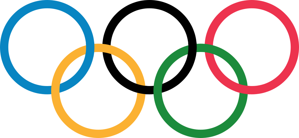 Olympic Rings Png Hd - 1000Px Olympic Rings Without Rims.svg.png, Transparent background PNG HD thumbnail