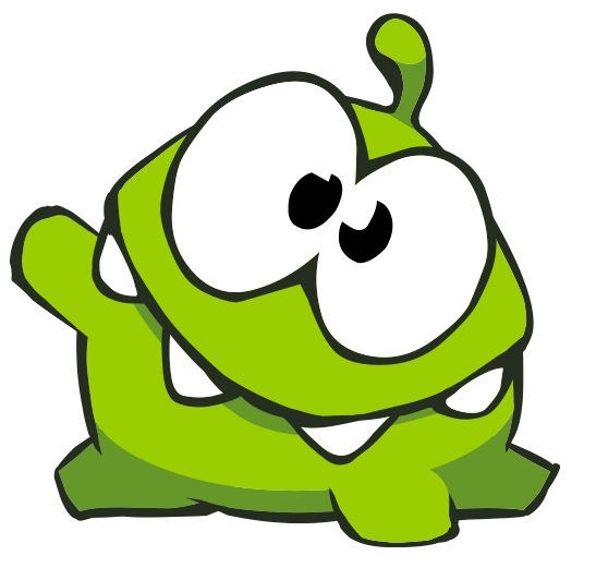 Om Nom Png - Bbm Sticker Pack : Cut The Rope, Madagascar, Alby Chilly And, Transparent background PNG HD thumbnail