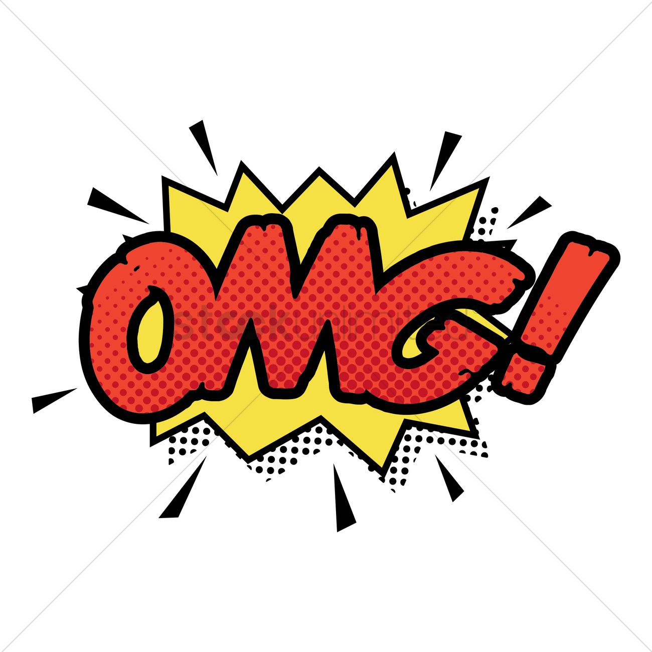 Omg Comic Wording Vector Graphic - Omg, Transparent background PNG HD thumbnail