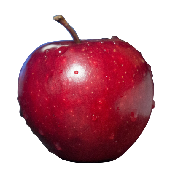 One Apple Png - Fruit Red Apple Transparent Image Number One, Transparent background PNG HD thumbnail