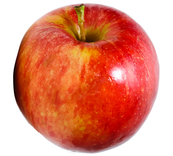 Fruit Red Apple Transparent Image Number Two - One Apple, Transparent background PNG HD thumbnail