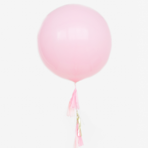 Jumbo Balloon With Tassels U2013 Itu0027S A Girl - One Balloon, Transparent background PNG HD thumbnail