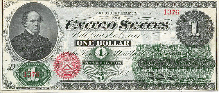 One Dollar Bill Us First Ever 1862   /money/us_Currency/us_Currency_Large/one_Dollar_Bill_Us_First_Ever_1862.png .html - One Dollar Bill, Transparent background PNG HD thumbnail