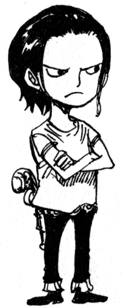 Crocodile As A Child.png - One Kid Black And White, Transparent background PNG HD thumbnail