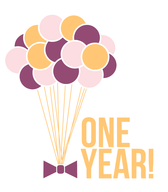 Friday was my one year blog a