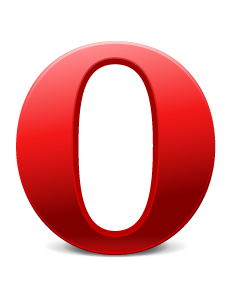 Circle Area Red, Opera Logo P