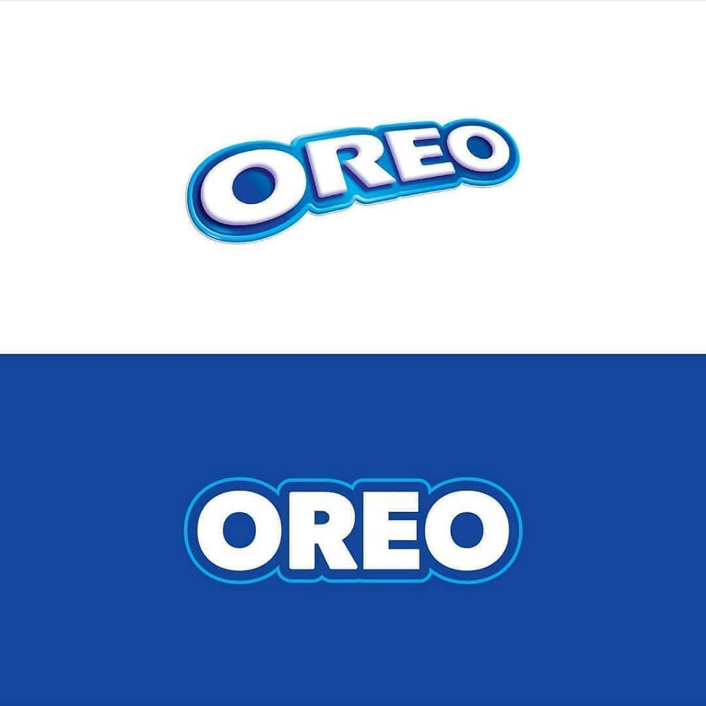 Oreo Logo Before And After. Which One That You Like ? . #oreo Pluspng.com  - Oreo, Transparent background PNG HD thumbnail
