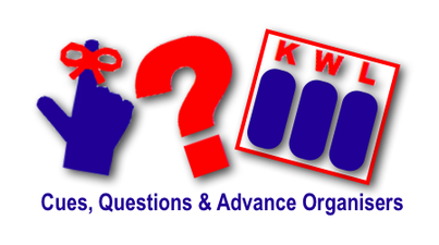 cues, questions and advance o