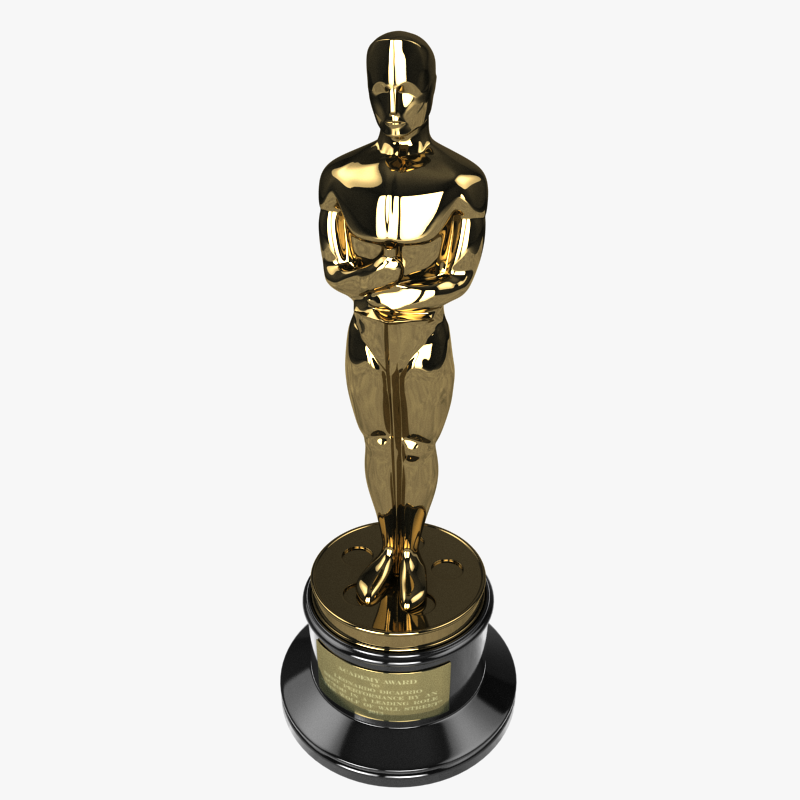 Oscar Award 3D Model Max Obj 3Ds C4D Lwo Lw Lws Ma Mb 1 Hdpng.com  - Oscar Award Trophy, Transparent background PNG HD thumbnail