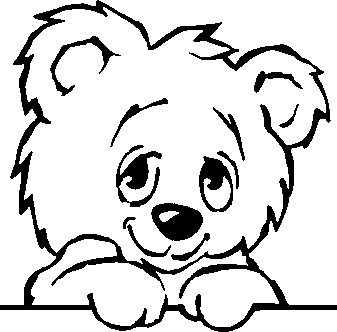 Pin Black Bear Clipart Oso #7 - Oso Black And White, Transparent background PNG HD thumbnail