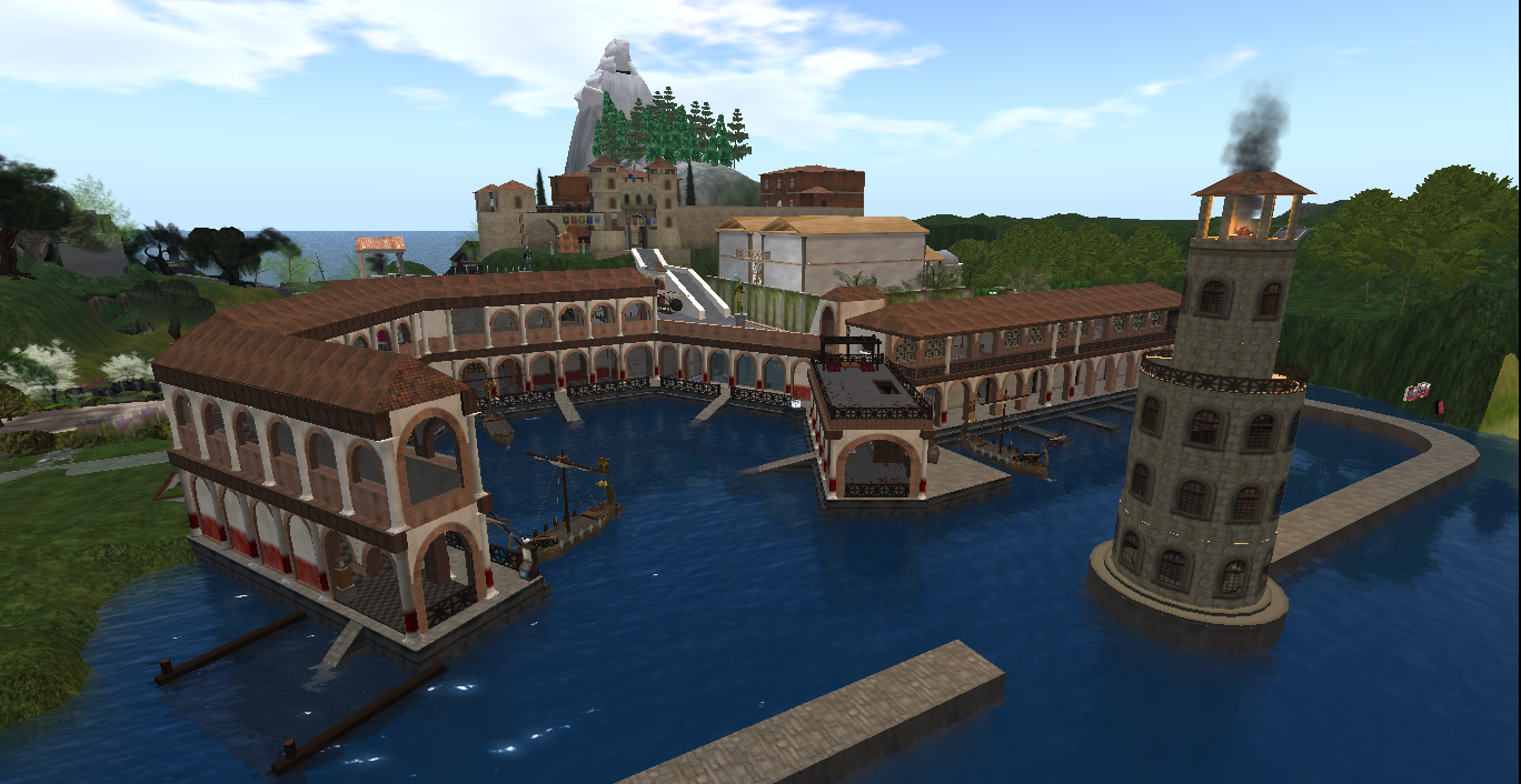 File:the Harbour Ostia In Rome, Second Life.png - Ostiya, Transparent background PNG HD thumbnail