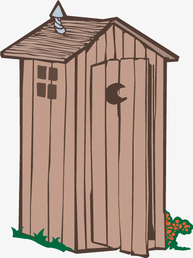 Cartoon House Vector Wood, Houses, Wood, Vector House Free Png And Vector - Outhouse, Transparent background PNG HD thumbnail