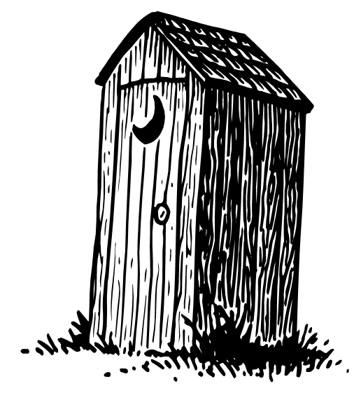 side gable outhouses