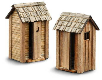 Side Gable Outhouses - Outhouse, Transparent background PNG HD thumbnail