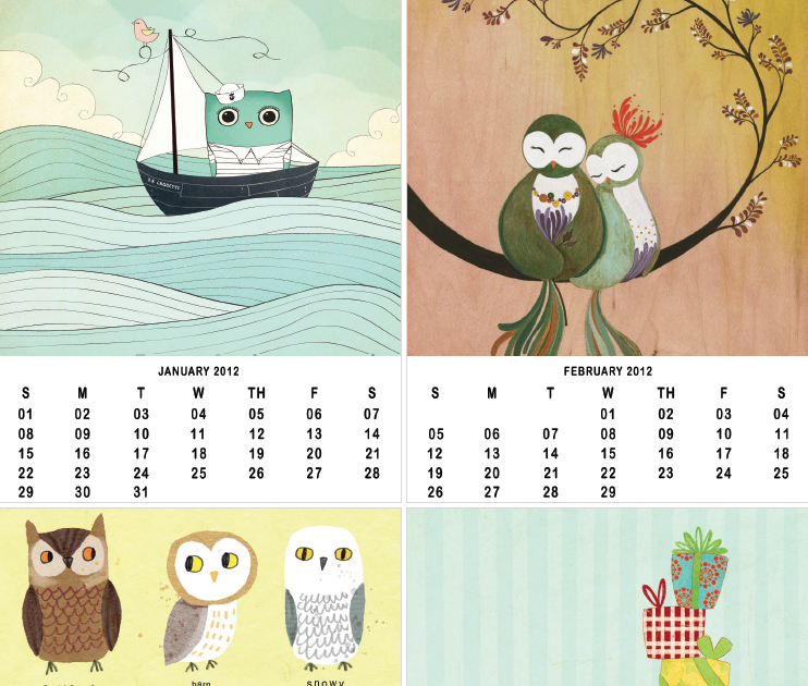 Owl Calendar Png Hdpng.com 742 - Owl Calendar, Transparent background PNG HD thumbnail