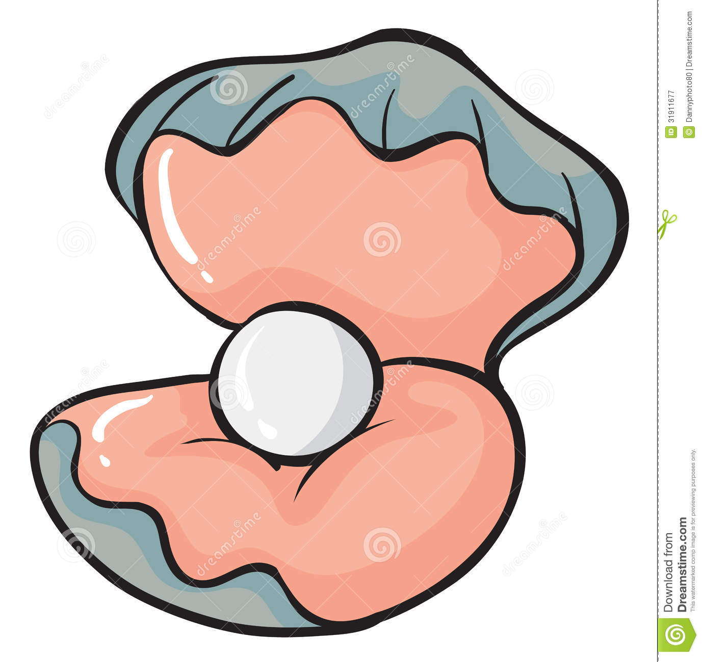 Oyster Clipart 28 - Oyster Cartoon, Transparent background PNG HD thumbnail