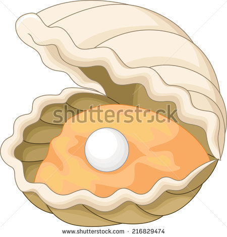 Oyster With A Pearl - Oyster Cartoon, Transparent background PNG HD thumbnail