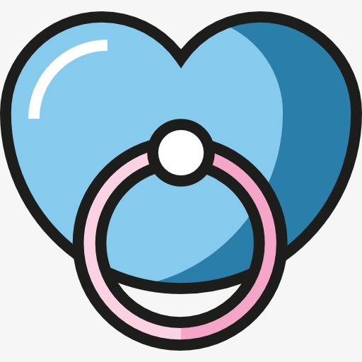 Pacifier png vector material,