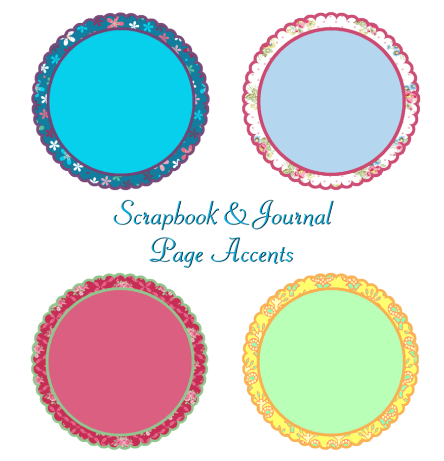 Scrapbook Journal Scalloped Accents By Victorian Lady Hdpng.com  - Page Accents, Transparent background PNG HD thumbnail