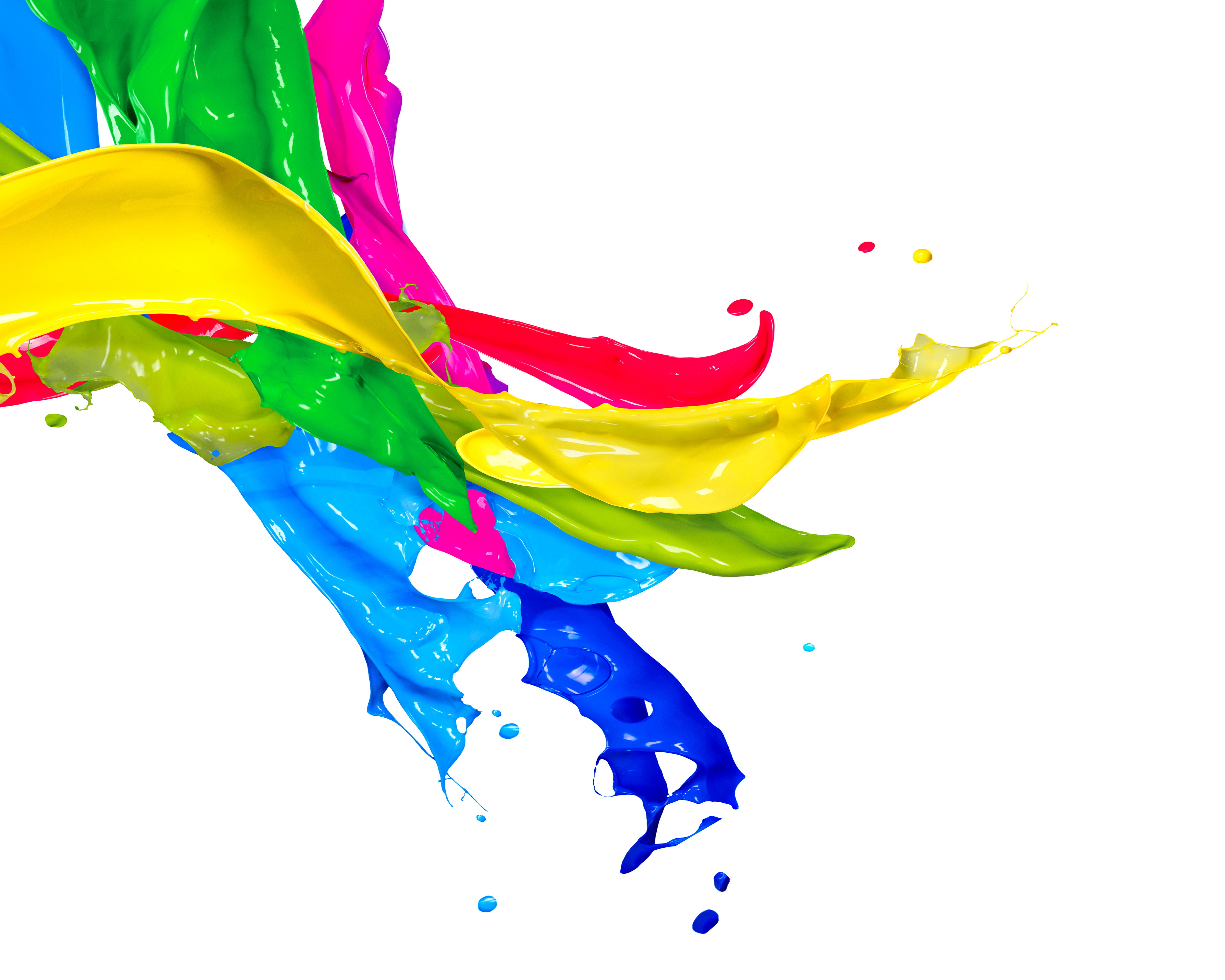 Splat Paint Rainbow Png - Painting, Transparent background PNG HD thumbnail