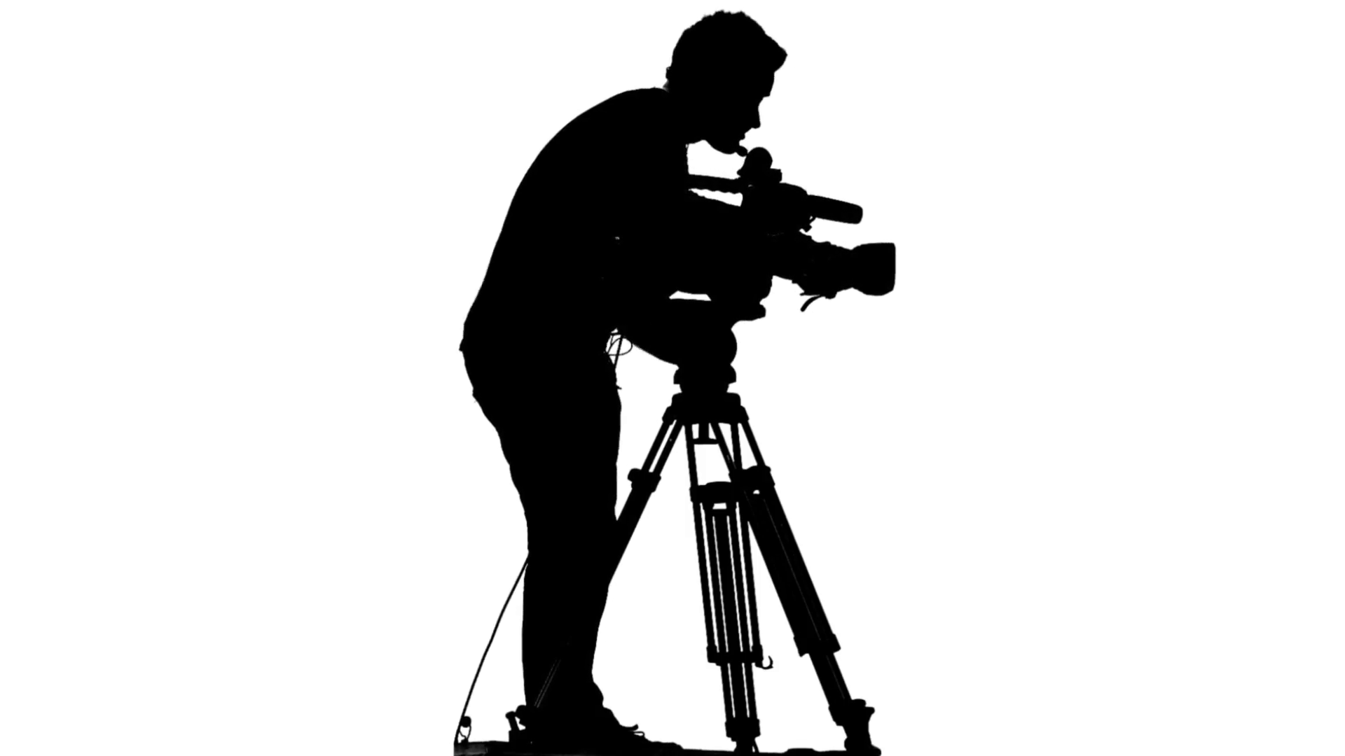 Hd   Silhouette. Operator Of A Tv Channel Stock Video Footage   Videoblocks - Paparazzi, Transparent background PNG HD thumbnail