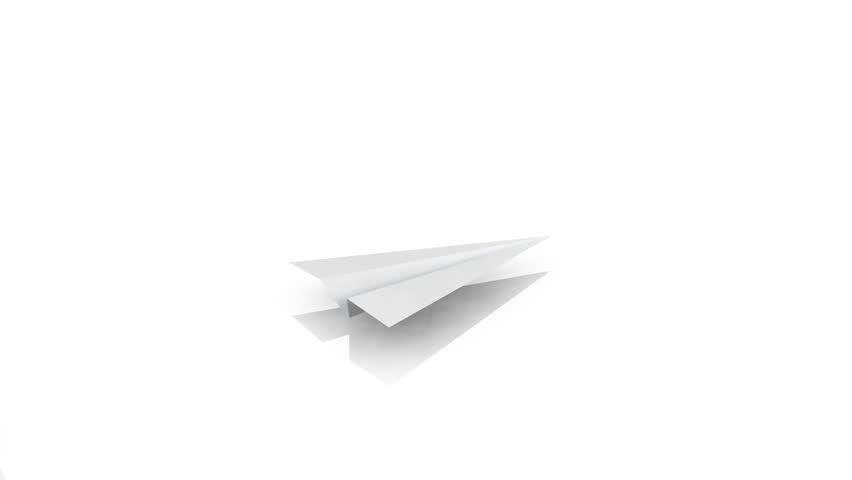 Internet Conceptual Animation In Hd Format   Hd Stock Video Clip - Paper Airplane, Transparent background PNG HD thumbnail