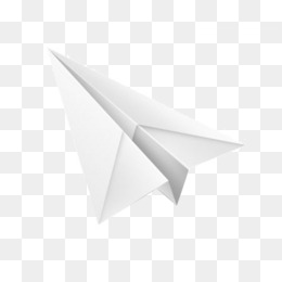 Paper Plane Material - Paper Airplane, Transparent background PNG HD thumbnail