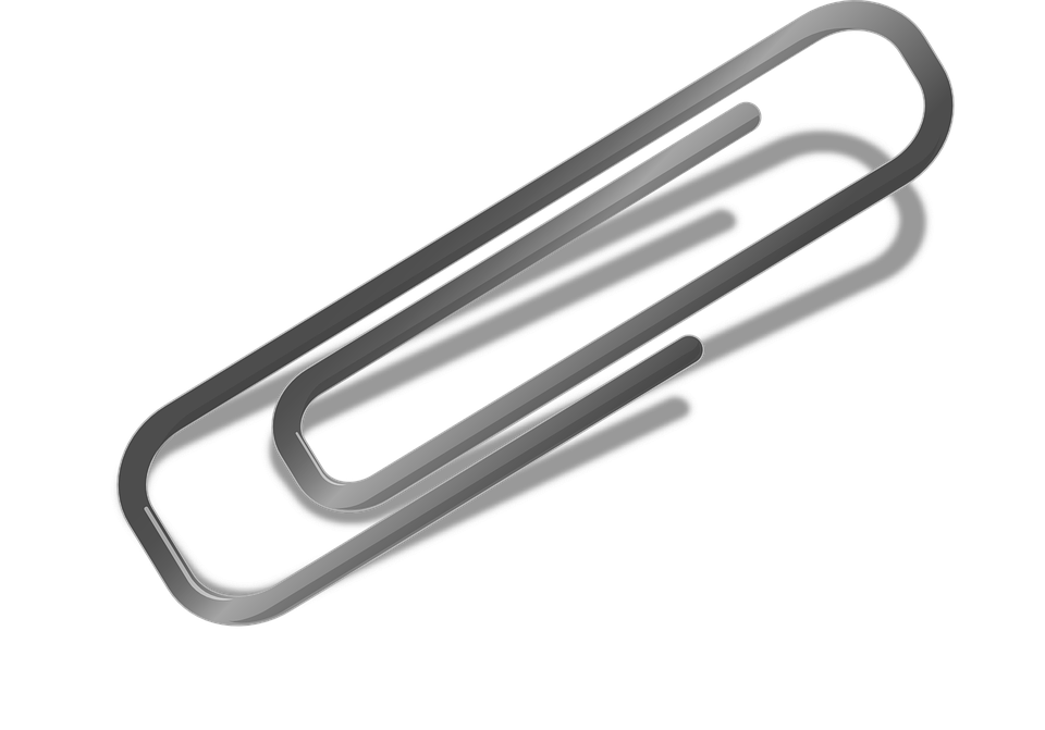Letter Clip Paperclip Help Item In The Office - Paper Clip, Transparent background PNG HD thumbnail