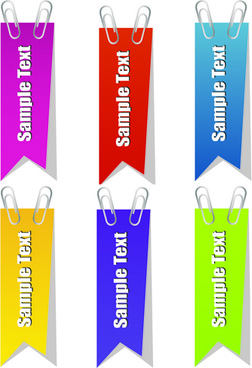 Paper Clip And Tags Vector - Paper Clip, Transparent background PNG HD thumbnail