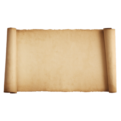 Scroll Paper Landscape - Paper Sheet, Transparent background PNG HD thumbnail