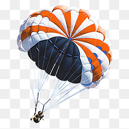 Parachute, Parachute, Orange, Movement Png Image - Parachute, Transparent background PNG HD thumbnail