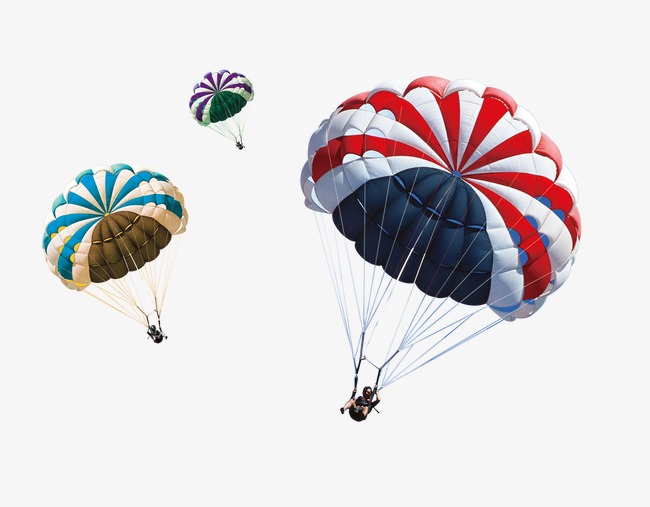 Parachute, Red Parachute, Blue Parachute, Purple Parachute Png And Psd - Parachute, Transparent background PNG HD thumbnail
