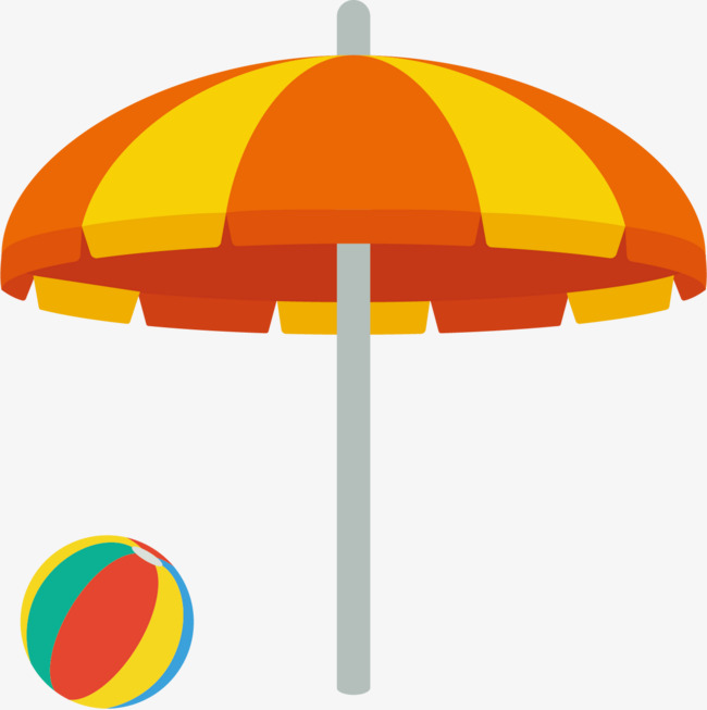 Parasol Png Vector Material, Sun Umbrella, Rubber Ball, Play Free Png And Vector - Parasol, Transparent background PNG HD thumbnail