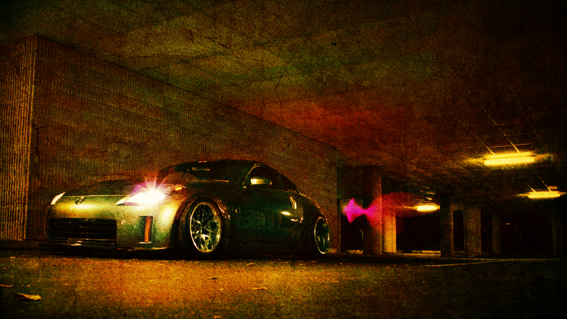 Araçlar   Modifiye Nissan Tuning Parking Lot Underground Noise Duvarkağıdı - Parking Lot, Transparent background PNG HD thumbnail