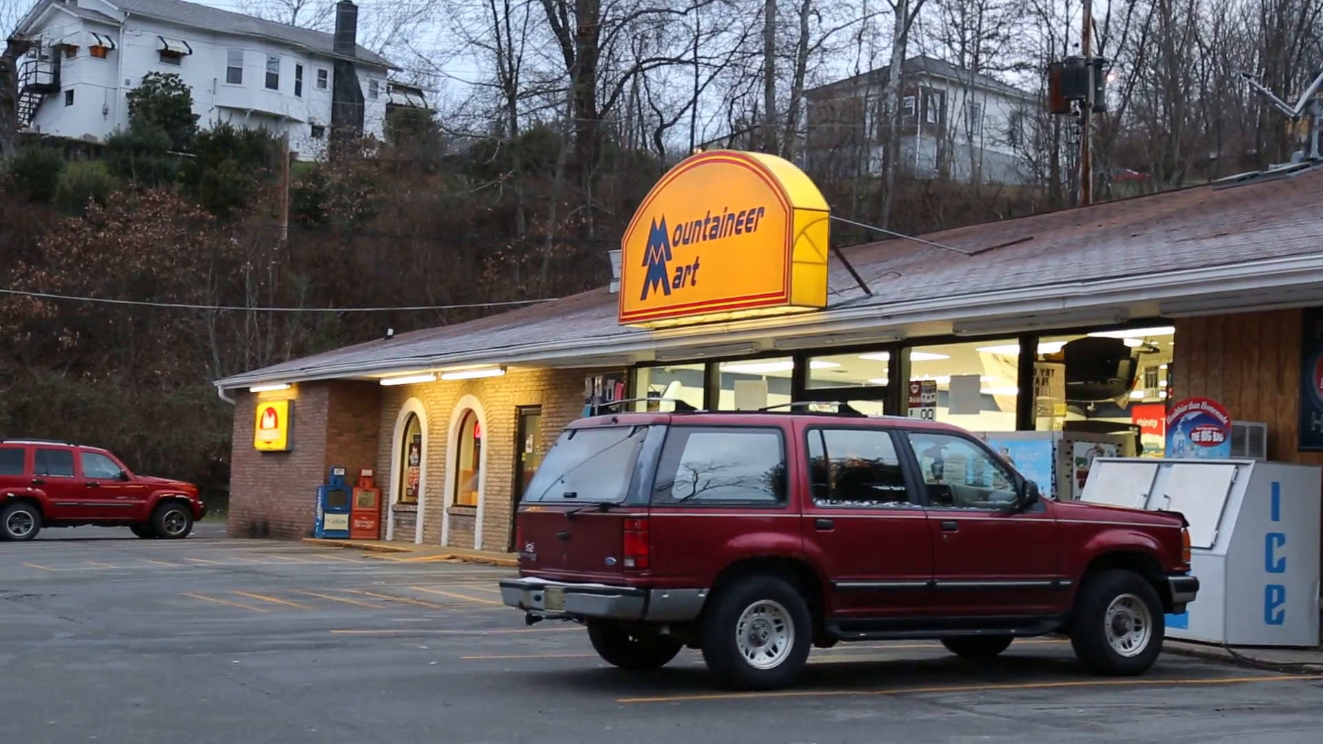 View Of Mountaineer Mart Store And Parking Lot (Hd) Stock Video Footage   Videoblocks - Parking Lot, Transparent background PNG HD thumbnail