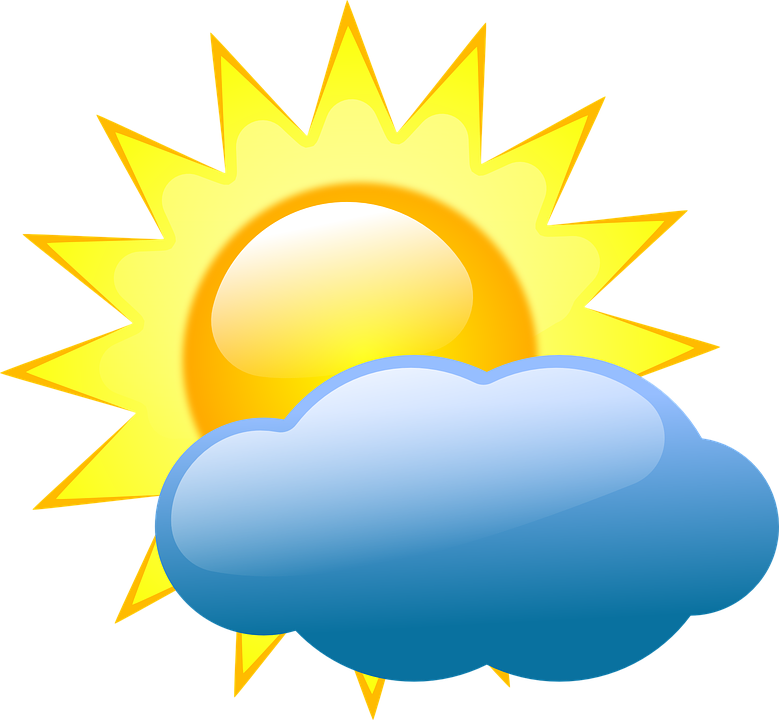 Clouds Sunny Warm Patches Weather Partly Cloudy - Partly Cloudy, Transparent background PNG HD thumbnail