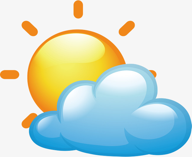 Cloudy Weather, Vector Png, Partly Cloudy, Cloudy To Clear Png And Vector - Partly Cloudy, Transparent background PNG HD thumbnail