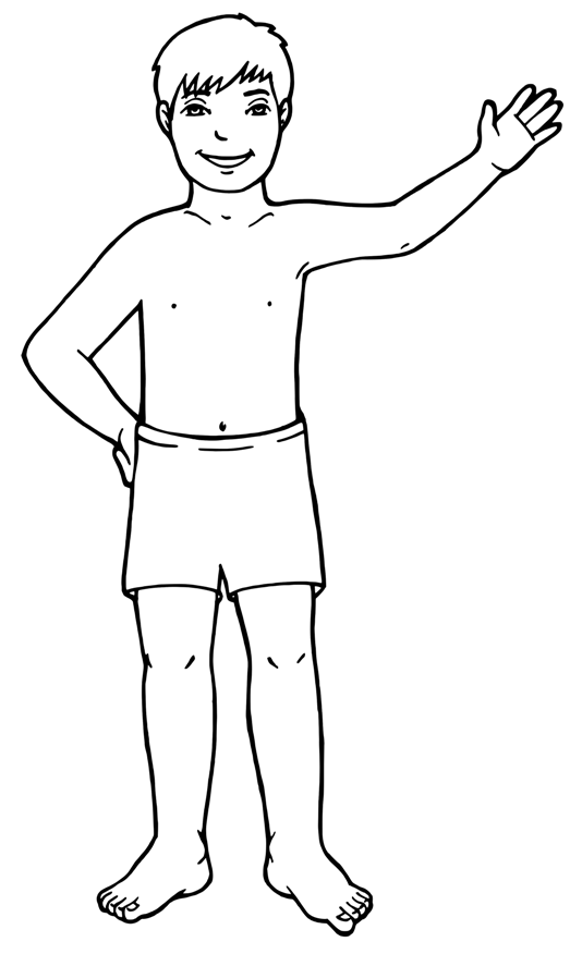 Parts Of The Body For Kids Png Tagalog - Boy_Thumbnail, Transparent background PNG HD thumbnail