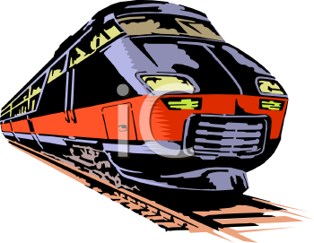 Passenger Train PNG Black And White - Passenger Train Clipar