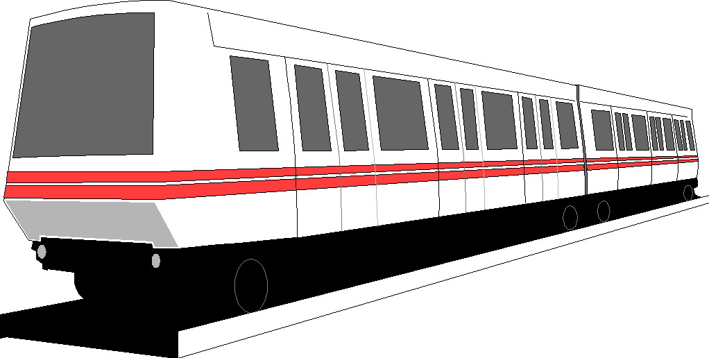 Passenger Train PNG Black And White - Train-clip-art-08 | Fr