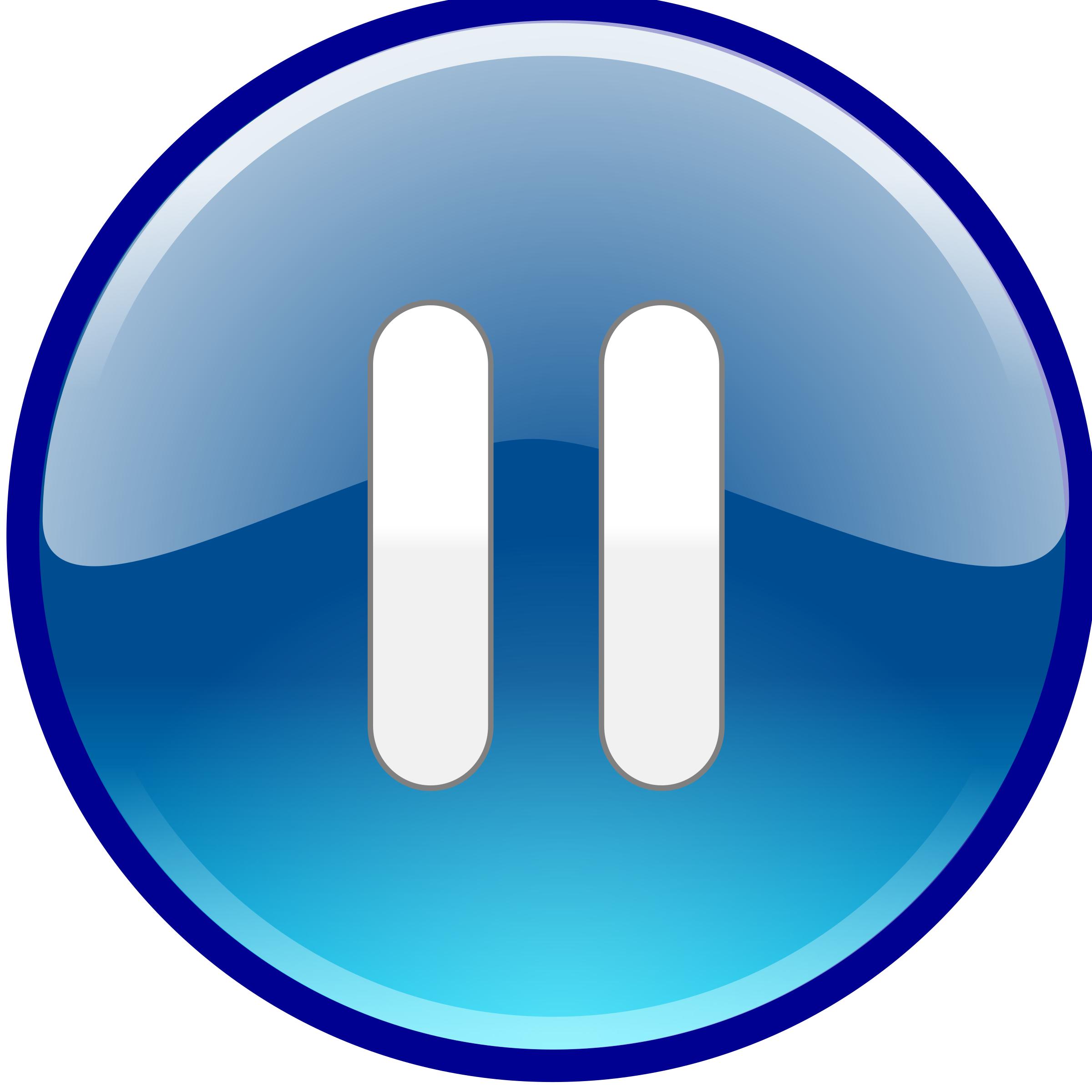 Windows Media Player Pause Button - Pause Button, Transparent background PNG HD thumbnail