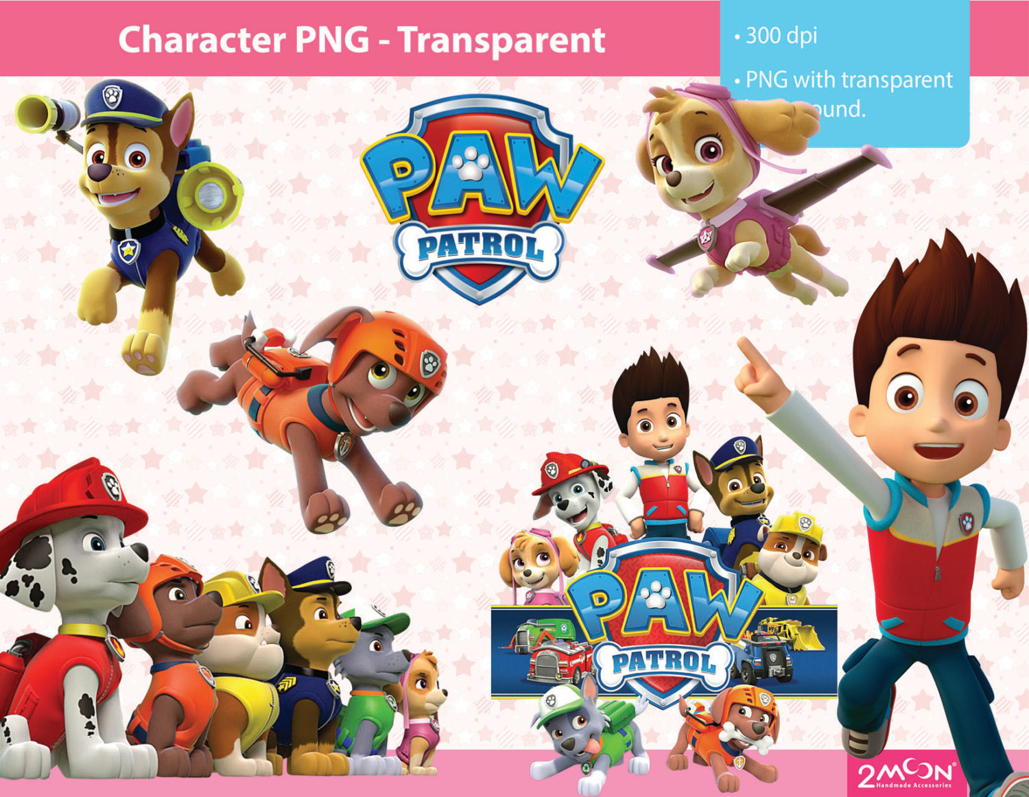 78 Awesome Paw Patrol Clip Art - Paw Patrol Birthday, Transparent background PNG HD thumbnail