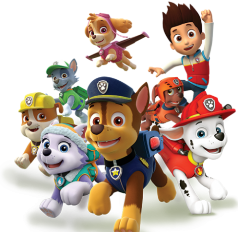 Paw Patrol Birthday · Header Characters3_0.png (480×468) - Paw Patrol Birthday, Transparent background PNG HD thumbnail